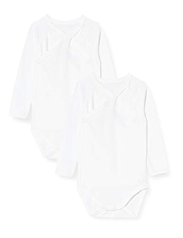 Petit Bateau Unisex BabyLangarm-Body für Neugeborene (2er Pack) , Variante 1, 6 Monate im Sale